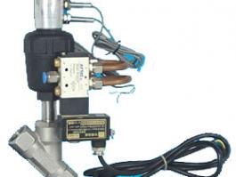 螺紋式氣動角座閥(塑料頭帶三聯(lián)件)