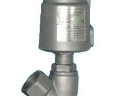 全部銹鋼氣動角座閥