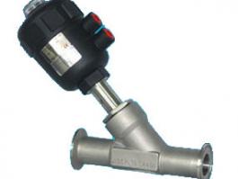 快裝式氣動角座閥