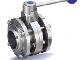 衛(wèi)生級三片式對焊蝶閥(D61F-16P)